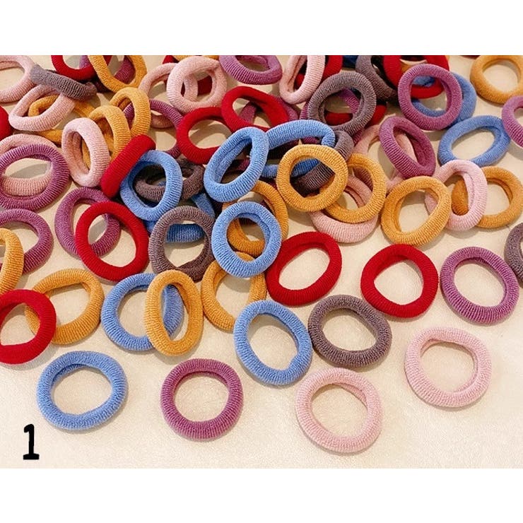 ヘアゴム 髪ゴム 100個セット | PlusNao | 詳細画像10 