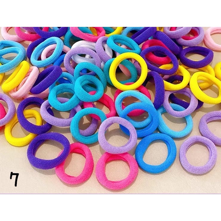 ヘアゴム 髪ゴム 100個セット | PlusNao | 詳細画像16 