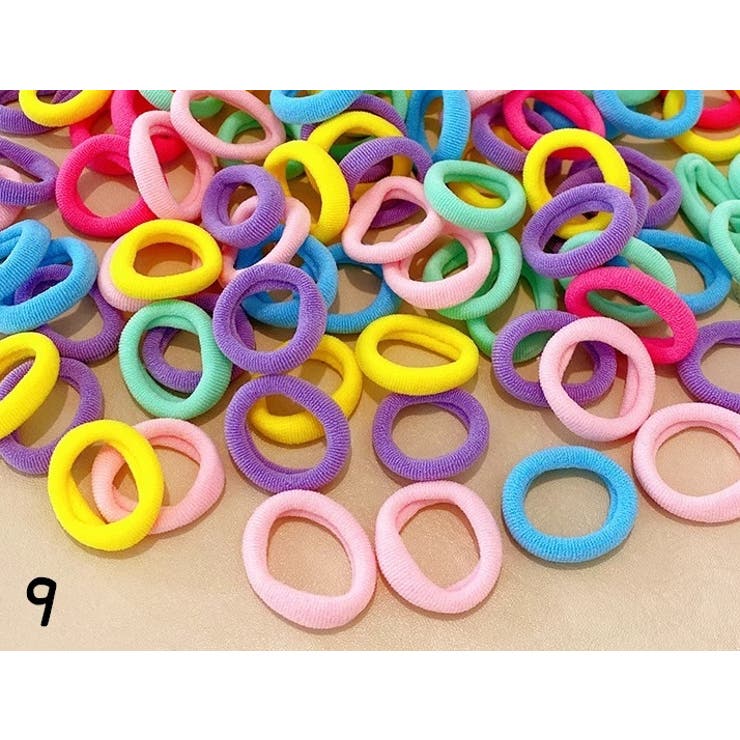 ヘアゴム 髪ゴム 100個セット | PlusNao | 詳細画像18 