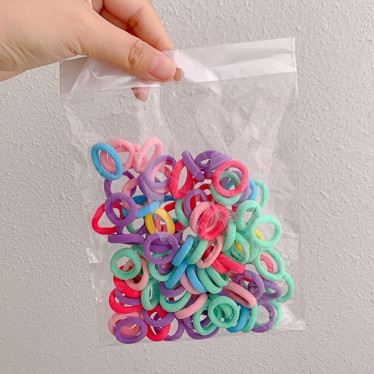 ヘアゴム 髪ゴム 100個セット | PlusNao | 詳細画像9 