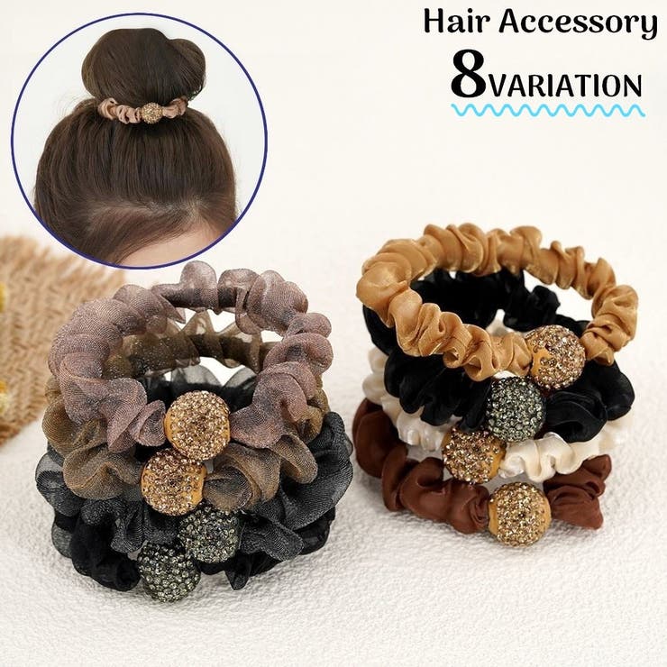 シュシュ ヘアゴム レディース | PlusNao | 詳細画像1 