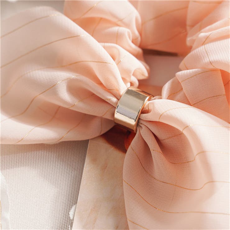 リボン付きシュシュ ヘアゴム 髪留め | PlusNao | 詳細画像7 