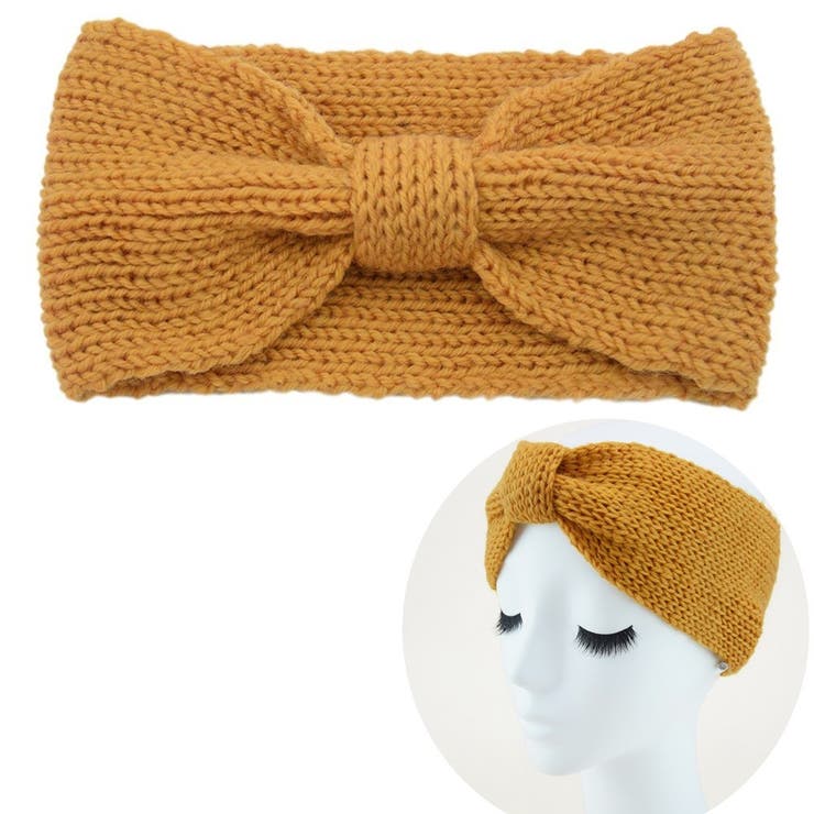ヘアバンド ニット ヘッドバンド | PlusNao | 詳細画像16 