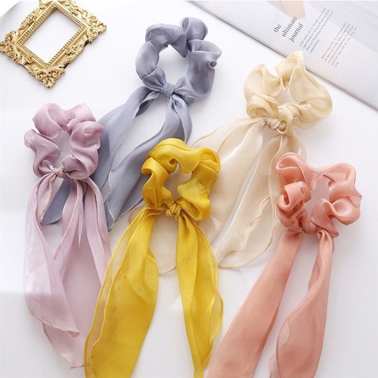 シュシュ リボンシュシュ ヘアゴム | PlusNao | 詳細画像5 