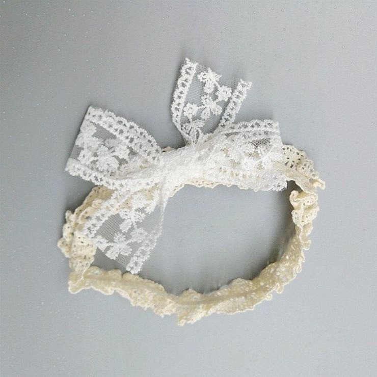 ベビーヘアバンド レースヘッドバンド 赤ちゃん | PlusNao | 詳細画像4 