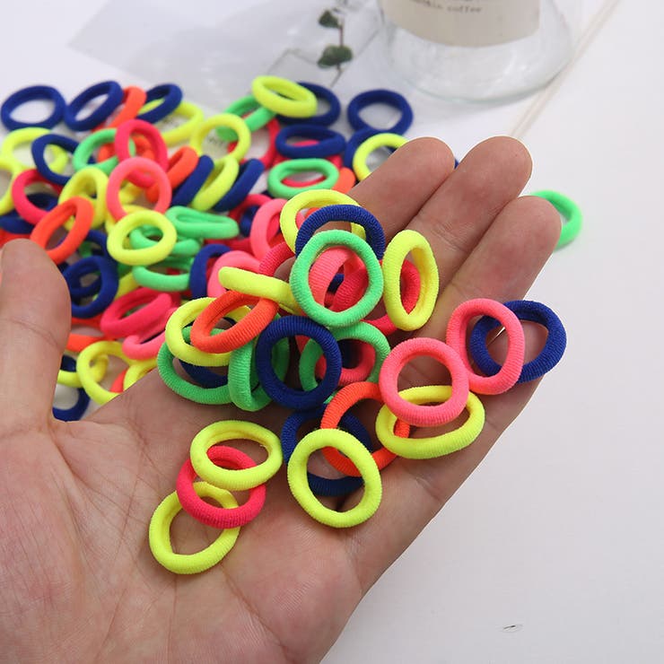 ヘアゴム 髪ゴム 約100本入り | PlusNao | 詳細画像14 