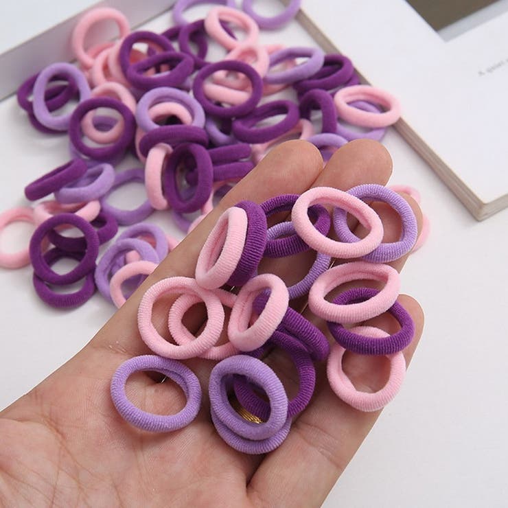 ヘアゴム 髪ゴム 約100本入り | PlusNao | 詳細画像16 