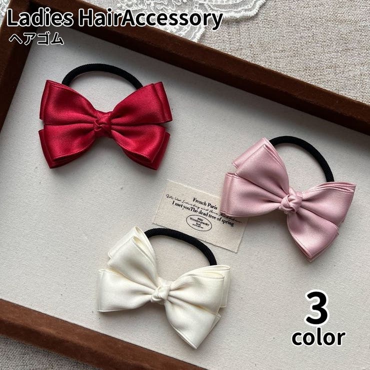 ヘアゴム 髪ゴム リボン | PlusNao | 詳細画像1 