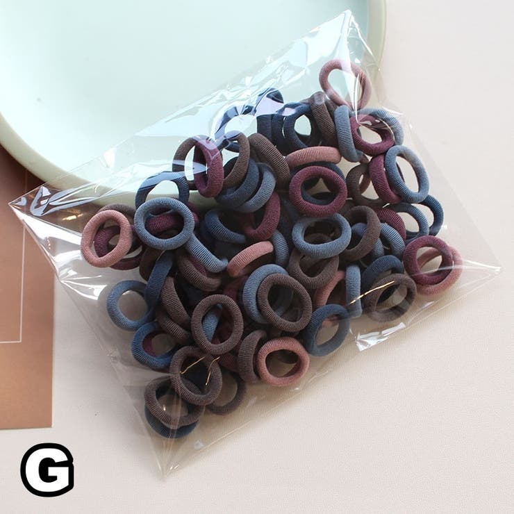 ヘアゴム リングゴム 100本セット | PlusNao | 詳細画像10 
