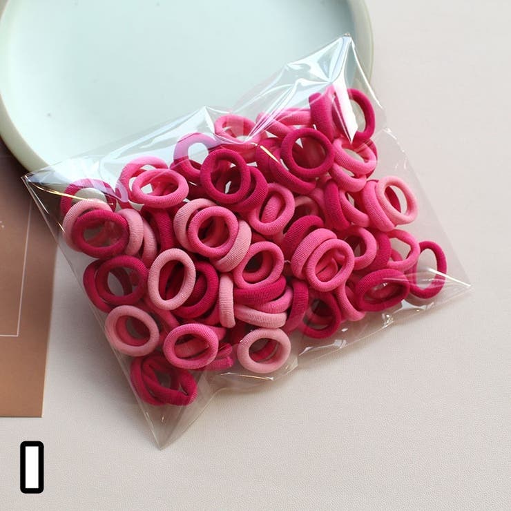 ヘアゴム リングゴム 100本セット | PlusNao | 詳細画像12 