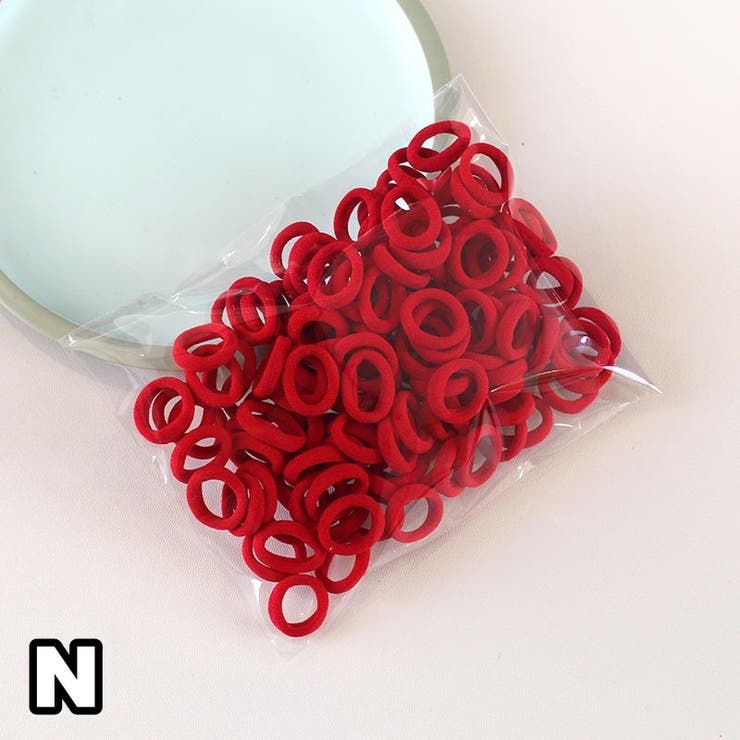 ヘアゴム リングゴム 100本セット | PlusNao | 詳細画像17 