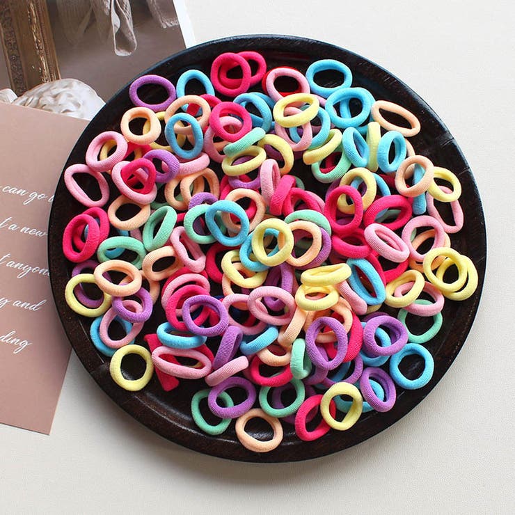 ヘアゴム リングゴム 100本セット | PlusNao | 詳細画像2 