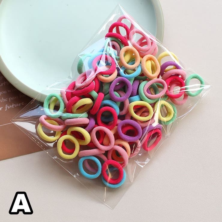 ヘアゴム リングゴム 100本セット | PlusNao | 詳細画像4 