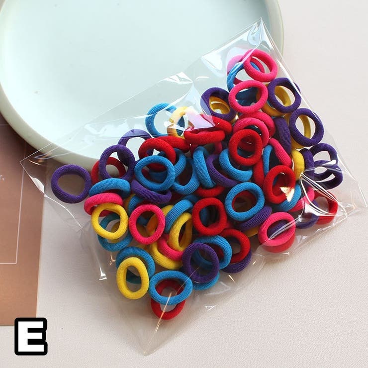 ヘアゴム リングゴム 100本セット | PlusNao | 詳細画像8 