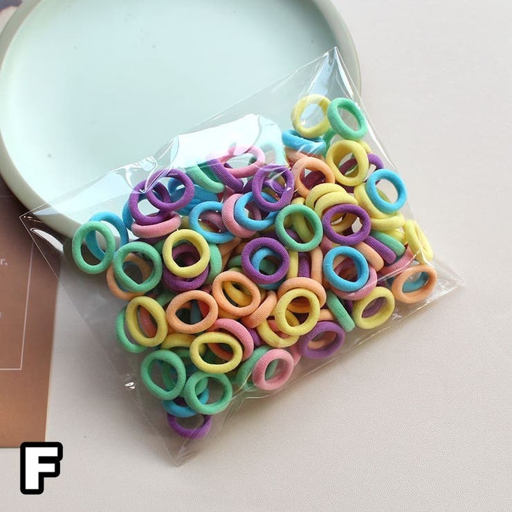 ヘアゴム リングゴム 100本セット | PlusNao | 詳細画像9 