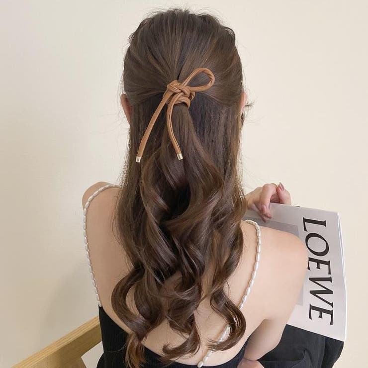 ワイヤーポニー ヘアワイヤー コードリボン | PlusNao | 詳細画像2 
