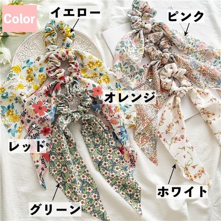 シュシュ リボン ヘアゴム | PlusNao | 詳細画像13 