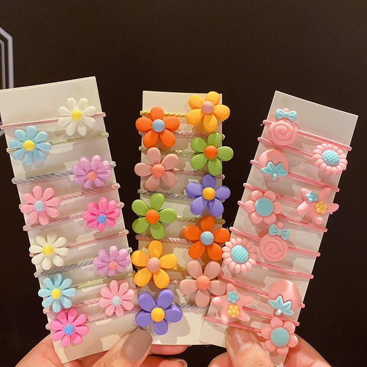 ヘアゴム 10本セット ヘアアクセサリー | PlusNao | 詳細画像3 