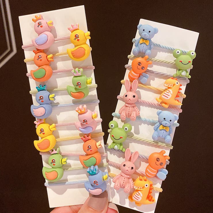 ヘアゴム 10本セット ヘアアクセサリー | PlusNao | 詳細画像4 