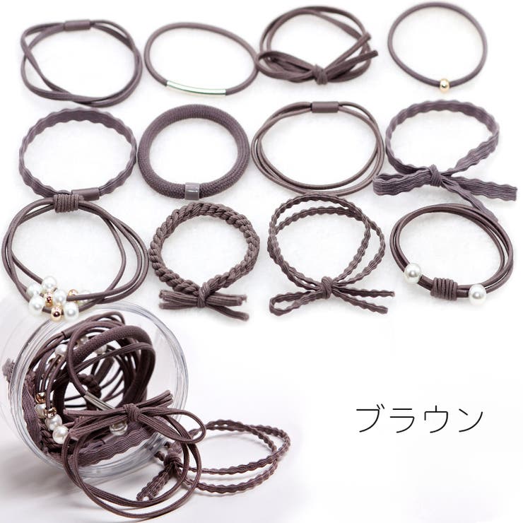 ヘアゴム 髪ゴム 12個セット | PlusNao | 詳細画像7 