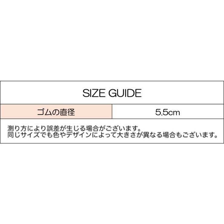 ヘアゴム 2本セット 3連 | PlusNao | 詳細画像10 