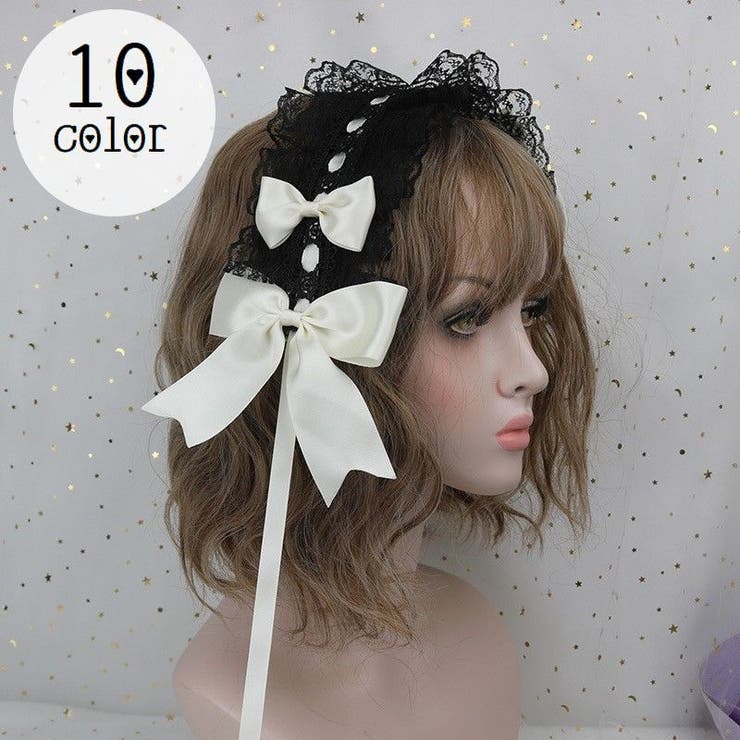 ヘッドドレス カチューシャ ロリータ[品番：FQ000184980