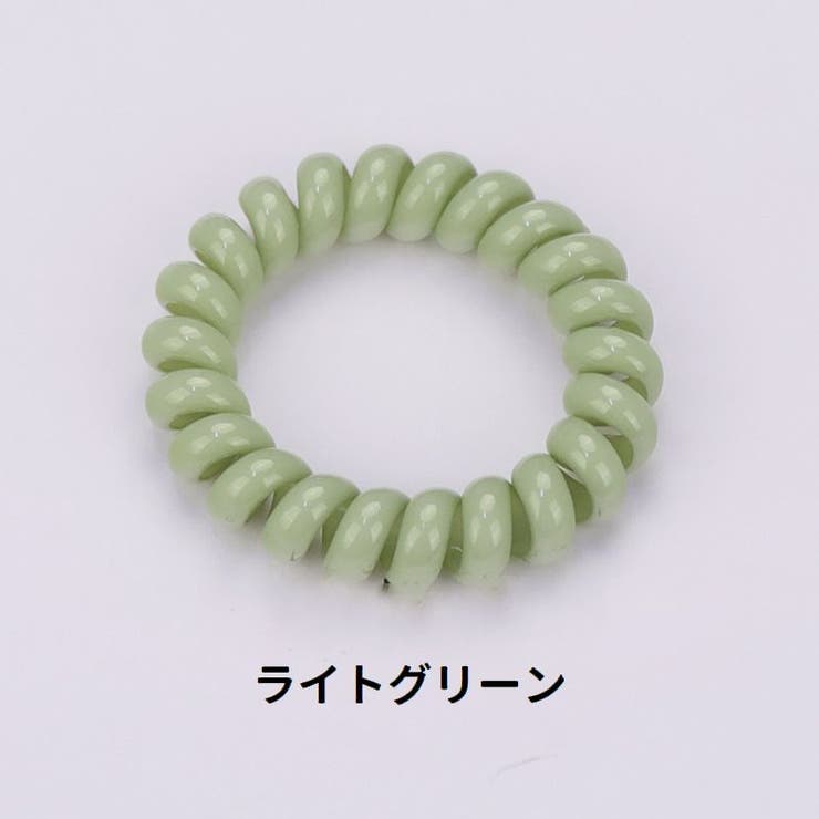 ヘアゴム スプリングゴム 同色10個セット[品番：FQ000237108]｜PlusNao