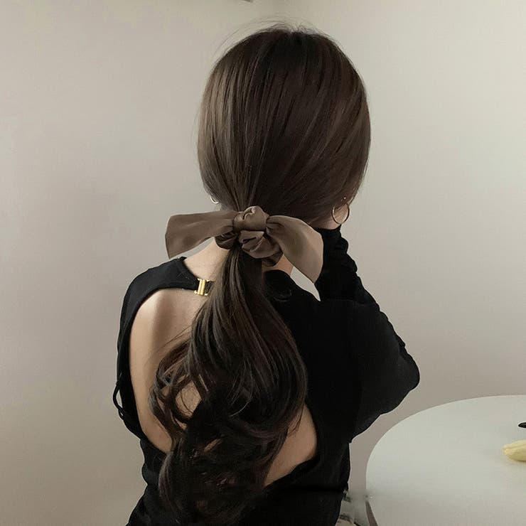 シュシュ ヘアゴム リボン | PlusNao | 詳細画像4 