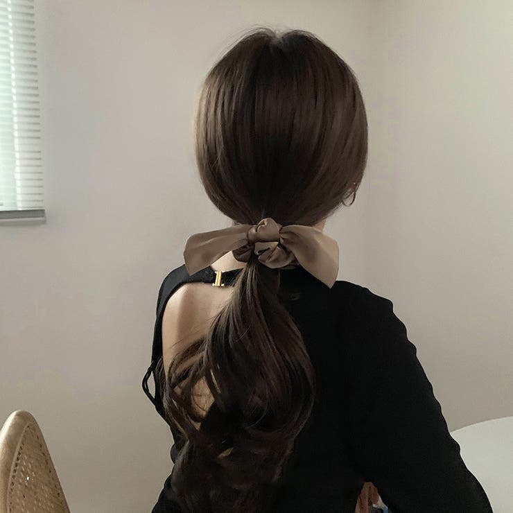 シュシュ ヘアゴム リボン | PlusNao | 詳細画像5 