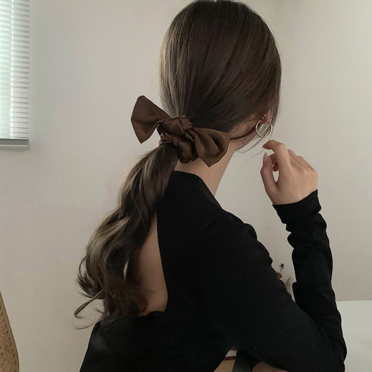 シュシュ ヘアゴム リボン | PlusNao | 詳細画像7 