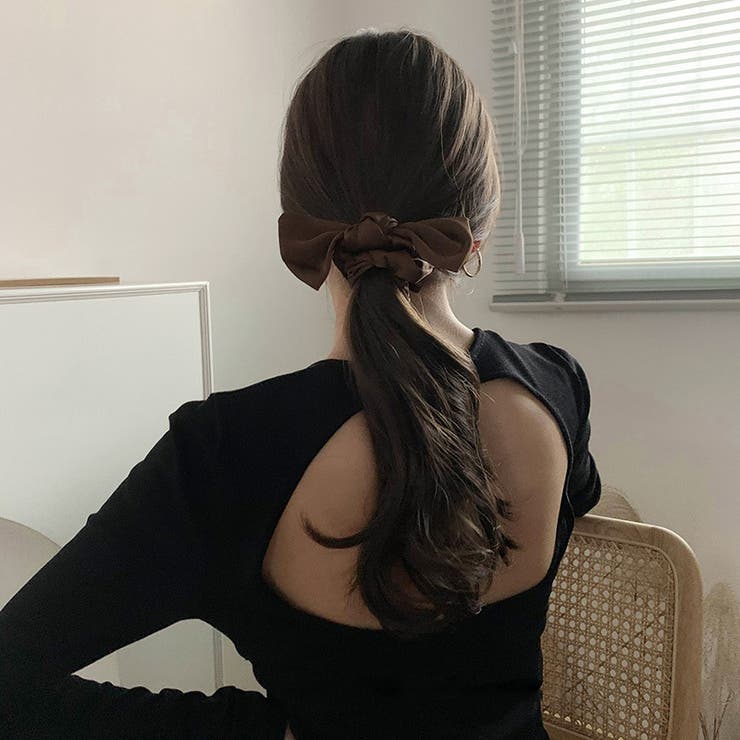 シュシュ ヘアゴム リボン | PlusNao | 詳細画像9 