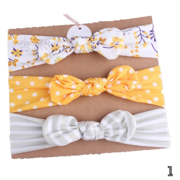 ヘアバンド 3個セット ヘアアクセサリー | PlusNao | 詳細画像7 