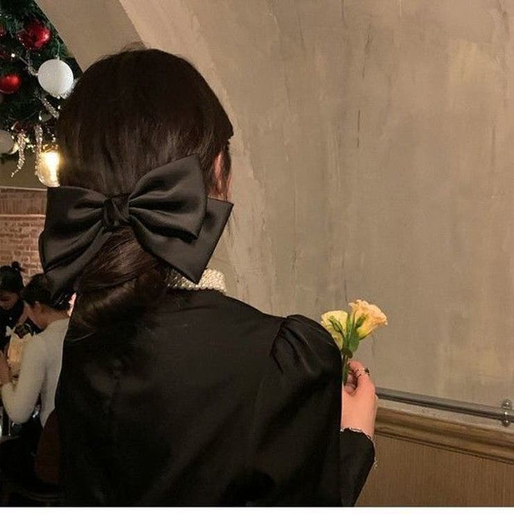 シュシュ リボン ヘアアクセサリー | PlusNao | 詳細画像2 
