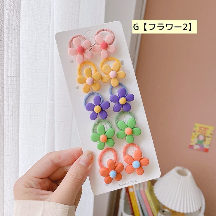 ヘアゴム 10本セット 髪ゴム[品番：FQ000148512]｜PlusNao