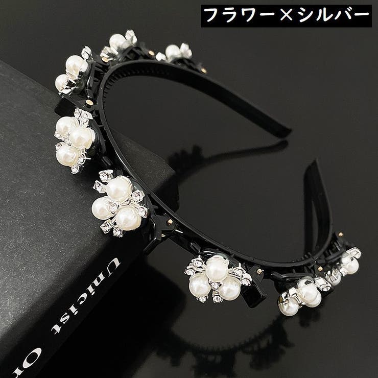 カチューシャ クリップ付き レディース | PlusNao | 詳細画像12 