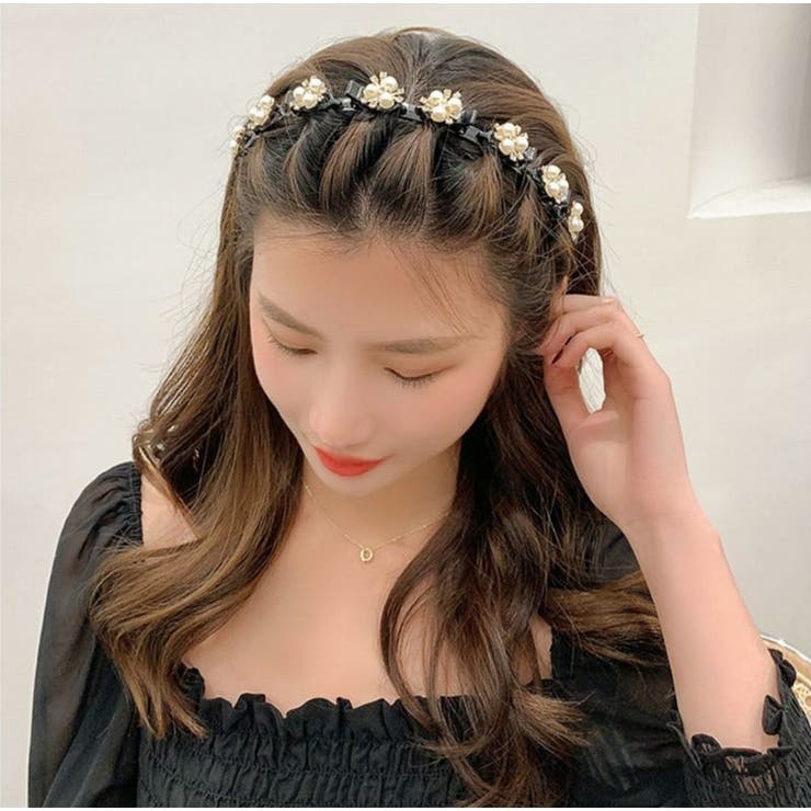 カチューシャ クリップ付き レディース | PlusNao | 詳細画像5 