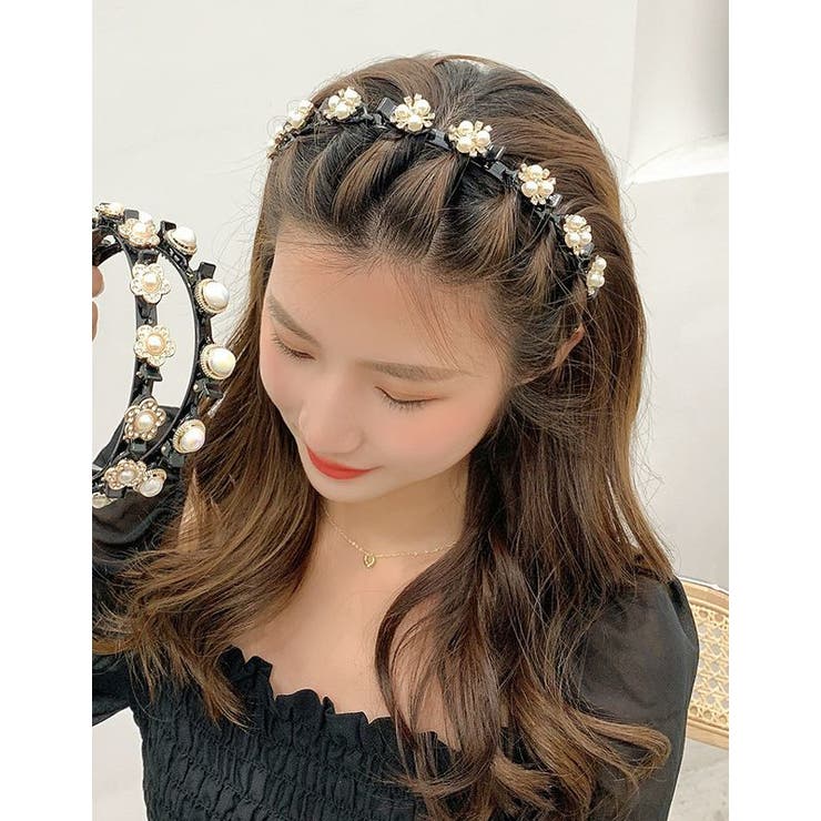 カチューシャ クリップ付き レディース | PlusNao | 詳細画像7 