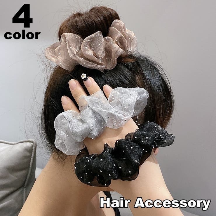 シュシュ ヘアゴム 髪ゴム | PlusNao | 詳細画像1 