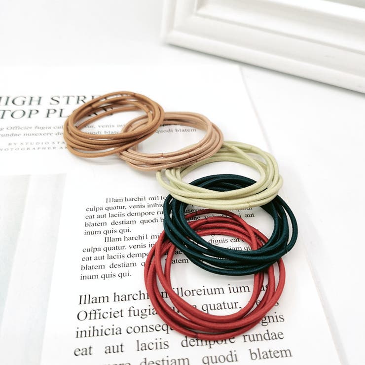 ヘアゴム 100本セット 髪ゴム | PlusNao | 詳細画像3 