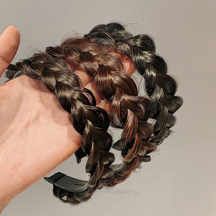 カチューシャ 三つ編み 編み込み風 | PlusNao | 詳細画像4 