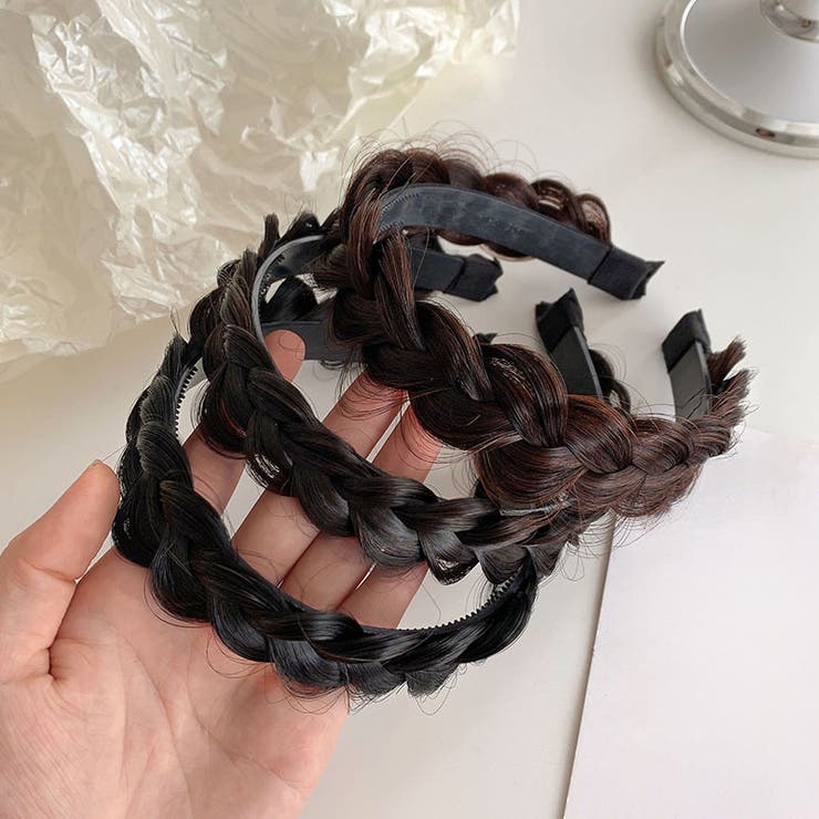 カチューシャ 三つ編み 編み込み風 | PlusNao | 詳細画像5 