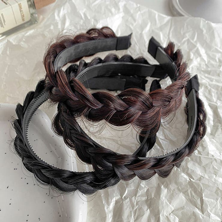 カチューシャ 三つ編み 編み込み風 | PlusNao | 詳細画像6 