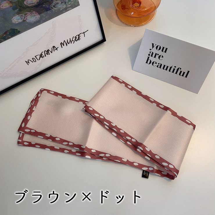 スカーフ レディース リボン | PlusNao | 詳細画像3 