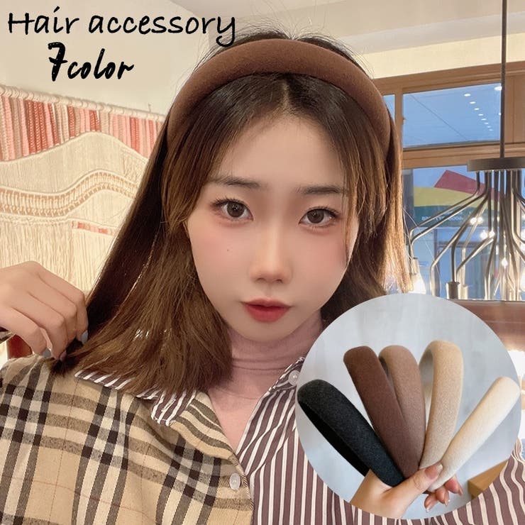 カチューシャ 幅広 レディース | PlusNao | 詳細画像1 