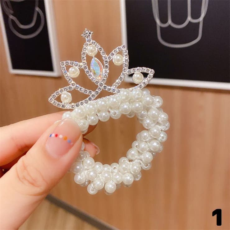 ヘアゴム ビーズシュシュ 子供 | PlusNao | 詳細画像6 