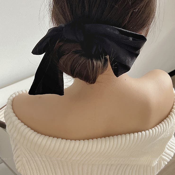 シュシュ リボンシュシュ ヘアアクセサリー | PlusNao | 詳細画像2 