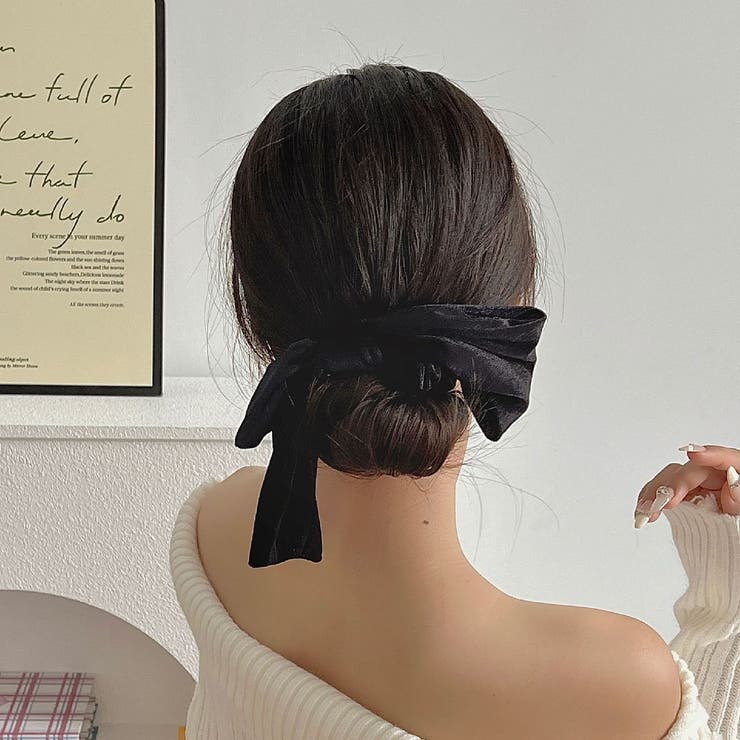 シュシュ リボンシュシュ ヘアアクセサリー | PlusNao | 詳細画像4 