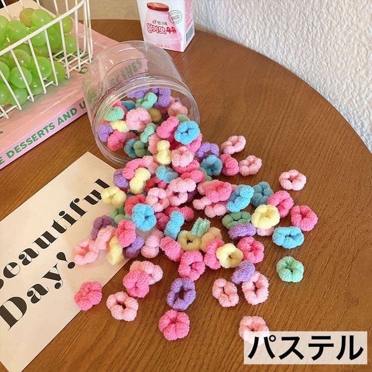 ヘアゴム リングゴム 100本セット | PlusNao | 詳細画像13 