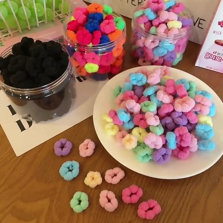 ヘアゴム リングゴム 100本セット | PlusNao | 詳細画像8 