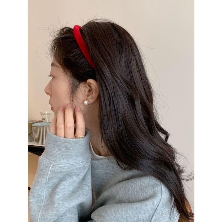 カチューシャ ベロア調 レディース | PlusNao | 詳細画像4 